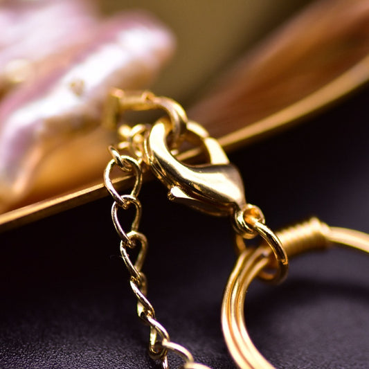 Bracelet en perles naturelles, chaîne baroque en eau douce, accessoires originaux, plaqué or 18k, couleur résistante, vente en gros pour femmes