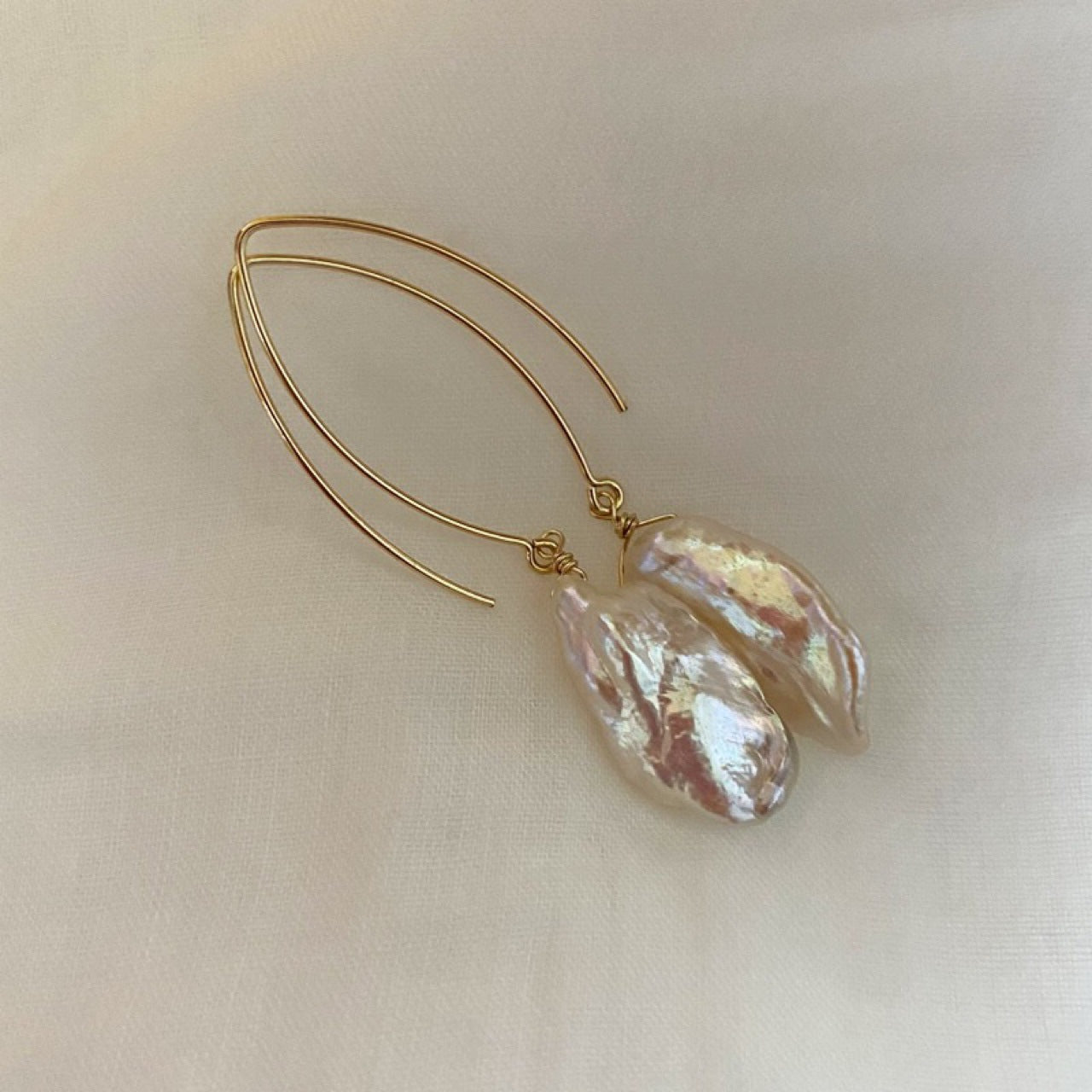 Boucles d'oreilles en perles d'eau douce baroques naturelles, irrégulières et colorées, longues et élégantes, nouvelle collection été pour femmes