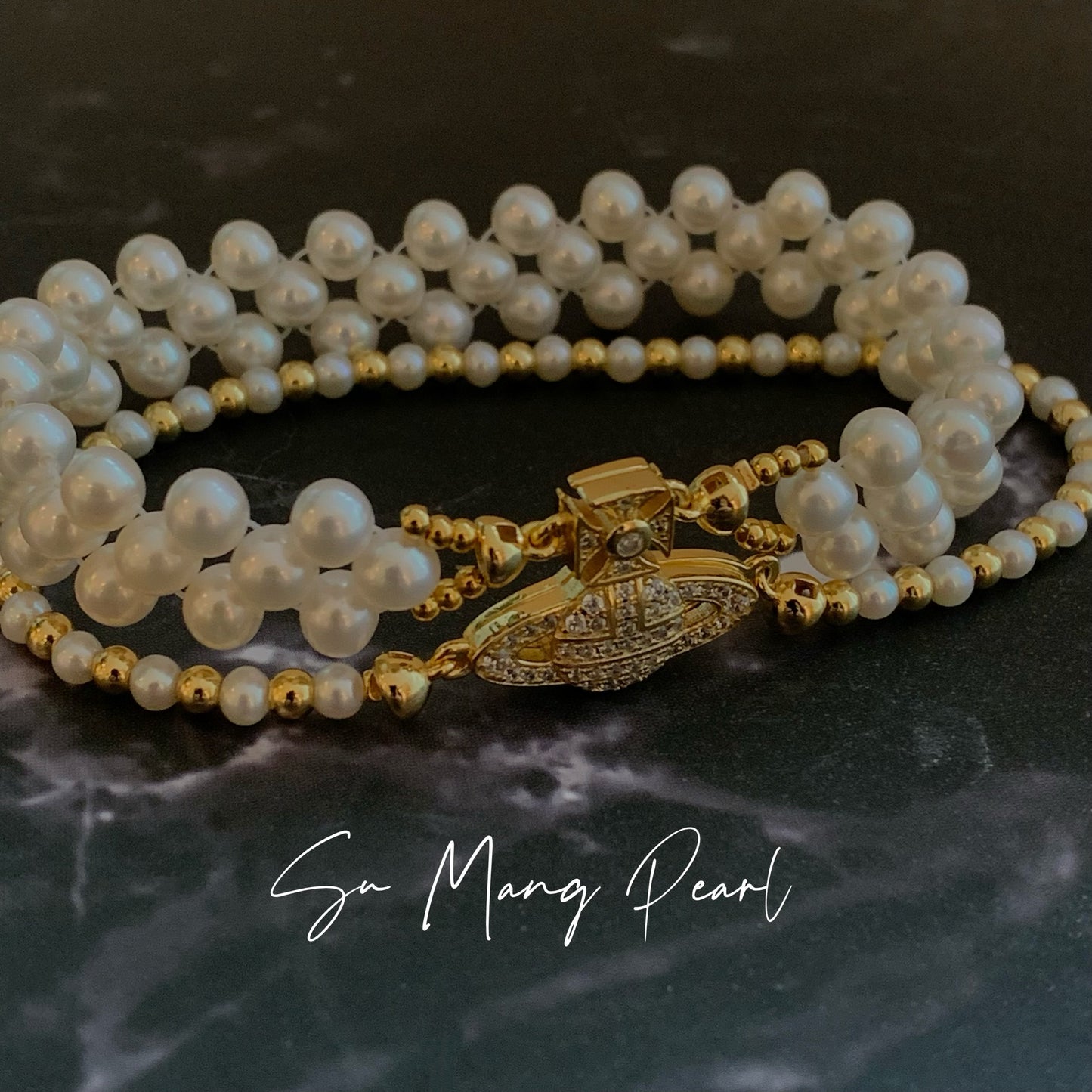 Bracelet empilable à double rangée de perles, accessoire de poignet minimaliste, haut de gamme et polyvalent pour le quotidien