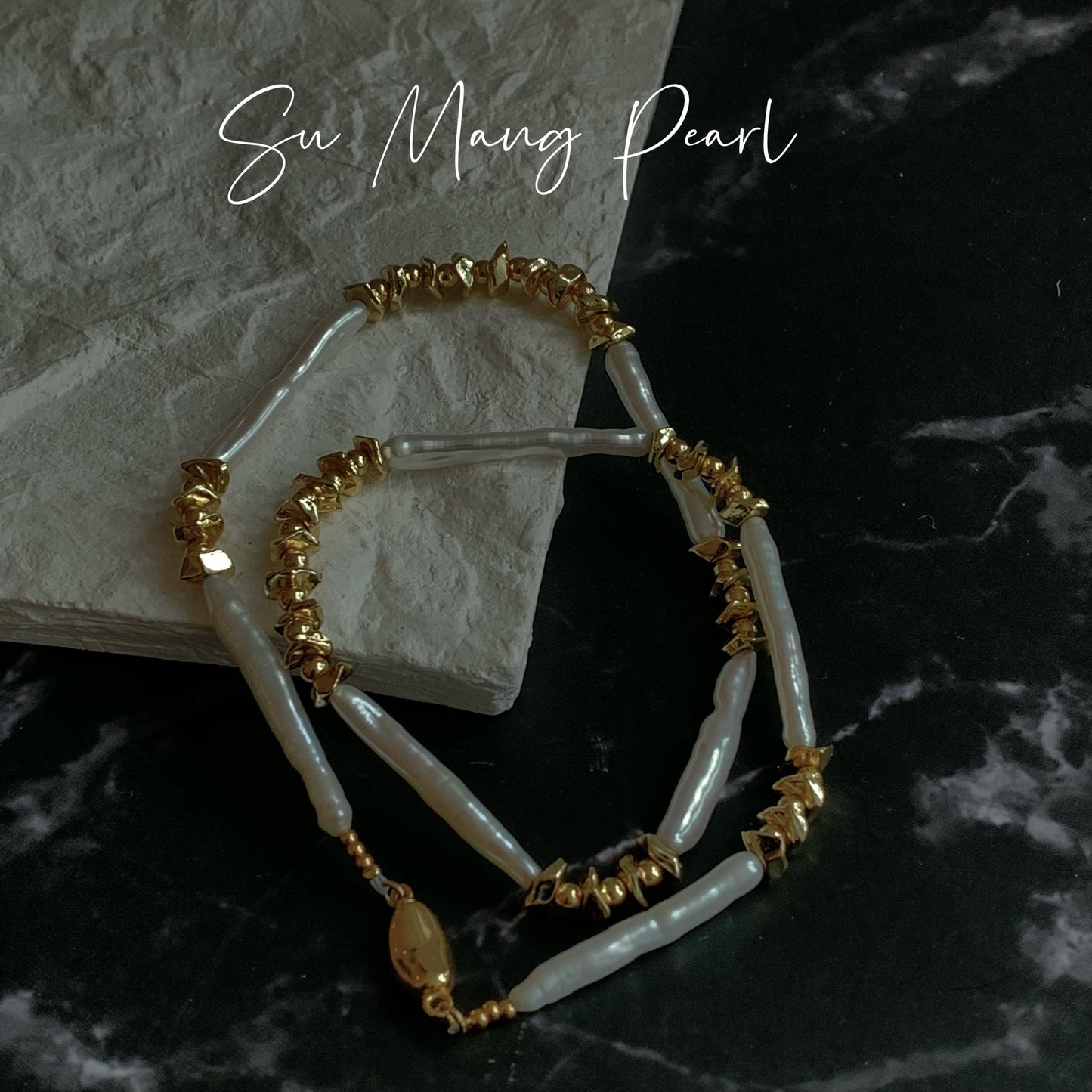 Collier de perles en eau douce naturel, design rétro en or de niche, choker en perles de luxe léger haut de gamme