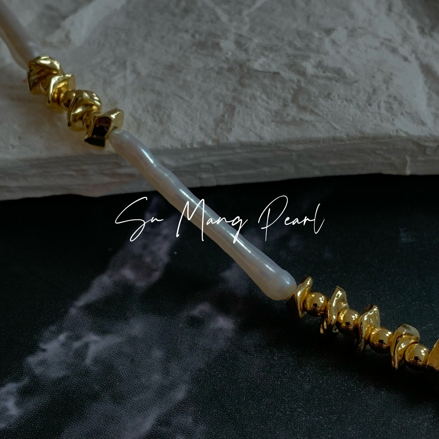 Collier de perles en eau douce naturel, design rétro en or de niche, choker en perles de luxe léger haut de gamme