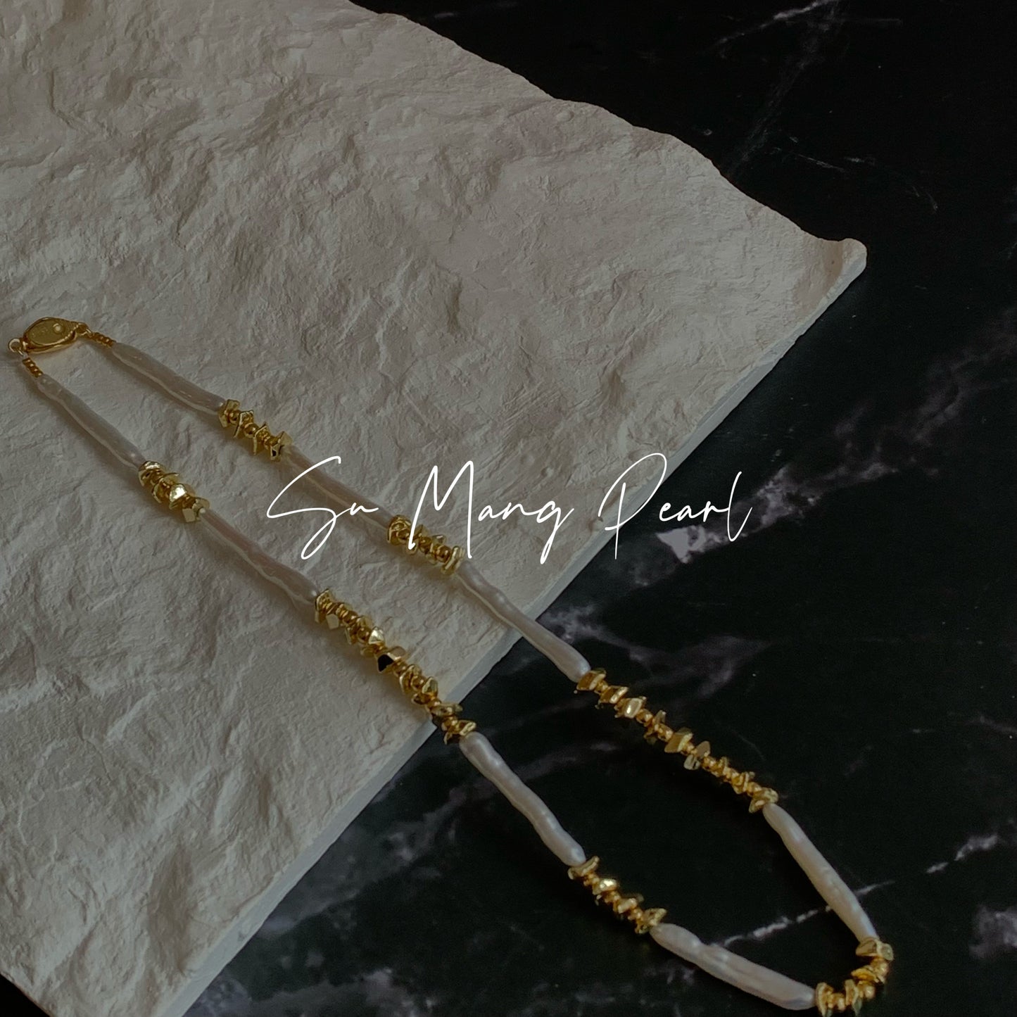 Collier de perles en eau douce naturel, design rétro en or de niche, choker en perles de luxe léger haut de gamme