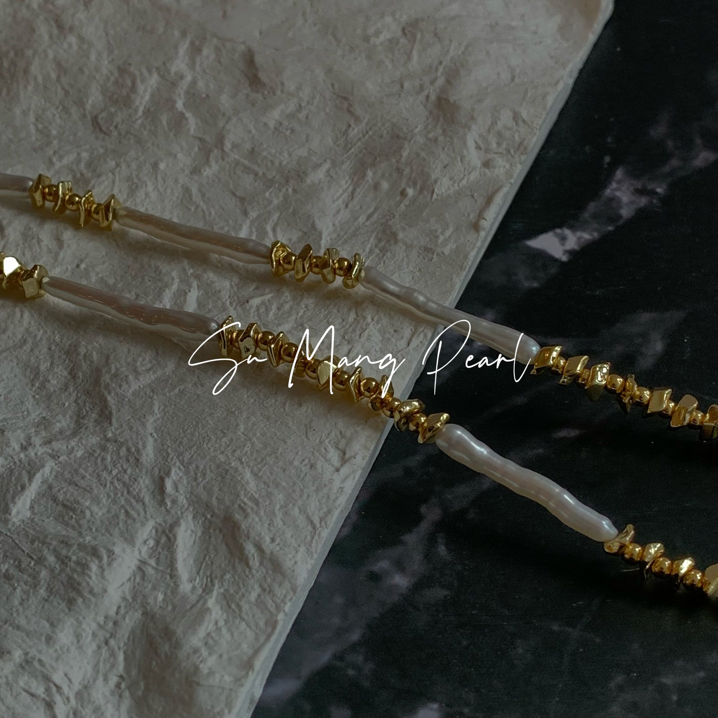 Collier de perles en eau douce naturel, design rétro en or de niche, choker en perles de luxe léger haut de gamme