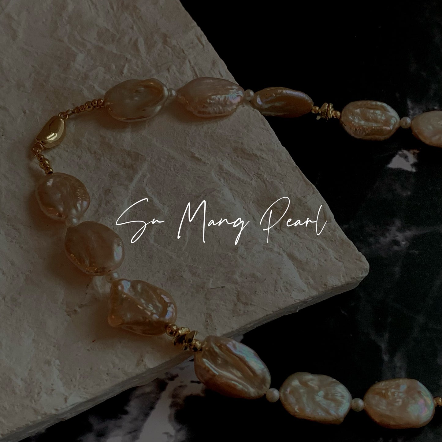 Collier de perles irrégulières baroques naturelles, design de niche de luxe léger, texture haut de gamme choker non duplicable