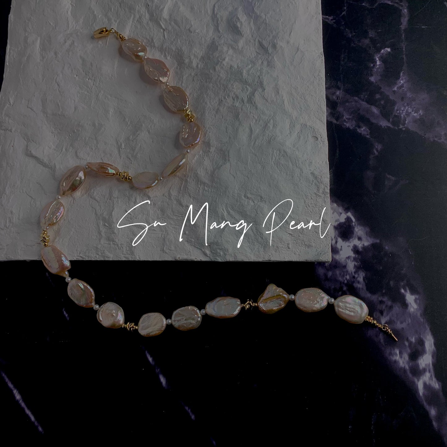 Collier de perles irrégulières baroques naturelles, design de niche de luxe léger, texture haut de gamme choker non duplicable