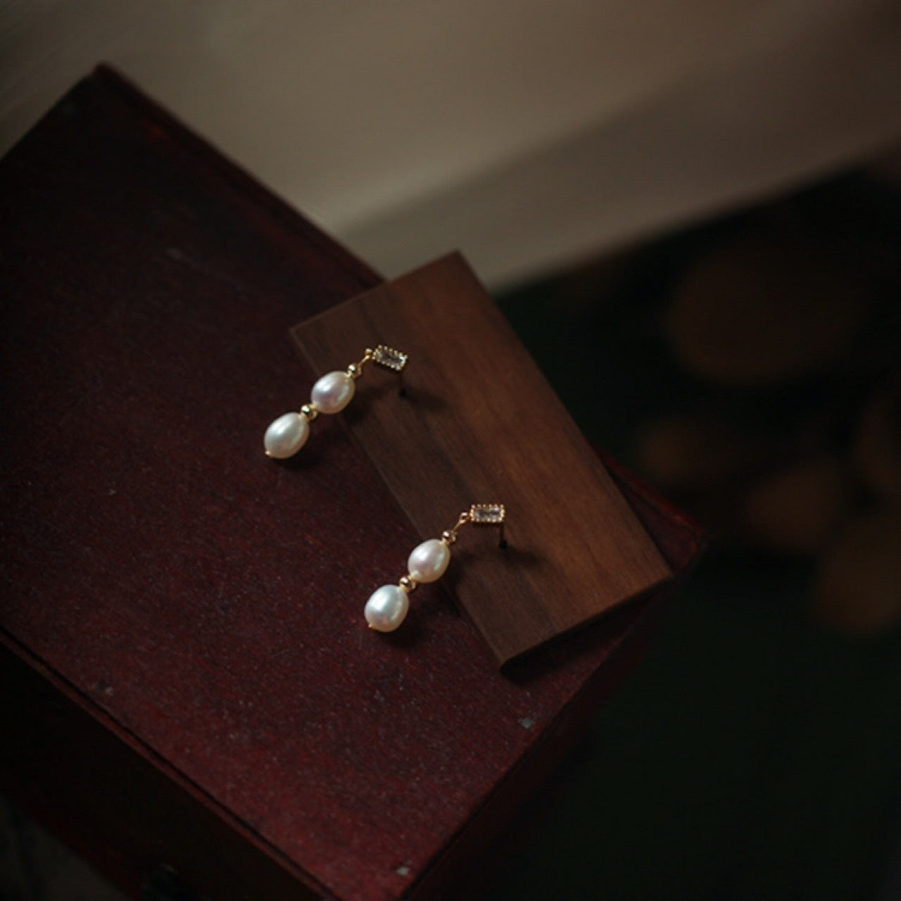 Boucles d'oreilles en perles d'eau douce naturelles Xiaomi en argent s925, clips d'oreilles, style élégant, perles en forme de riz, petites et mignonnes, cadeau